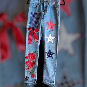 Women's Levi's Patriotic 501"s